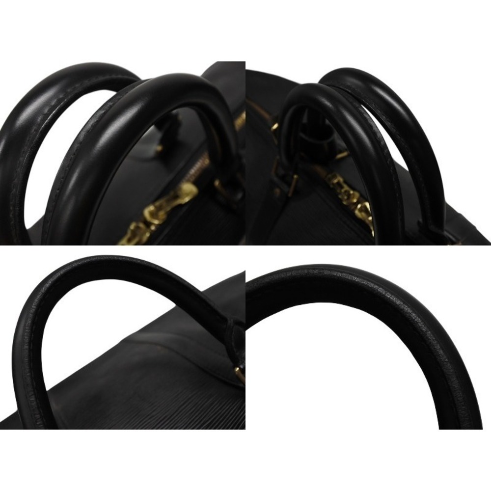 LOUIS VUITTON Keepall Boston Bag Black Epi Leather - Picture 6 of 9